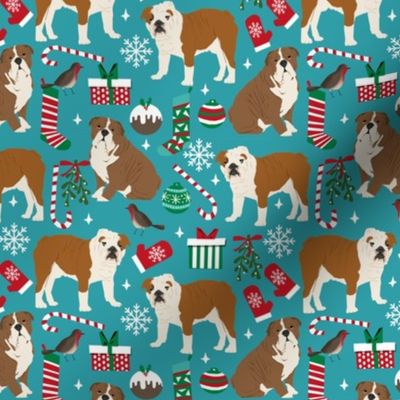 english bulldogs christmas fabric cute xmas design english bulldogs christmas fabrics cute dog