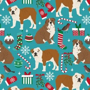 english bulldogs christmas fabric cute xmas design english bulldogs christmas fabrics cute dog