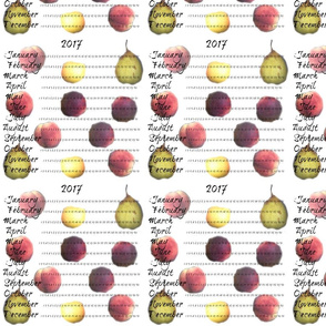 2017 Fruit Calendar