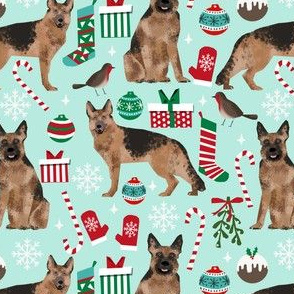 german shepherds christmas dog fabric dogs fabric cute xmas christmas fabrics dog fabric