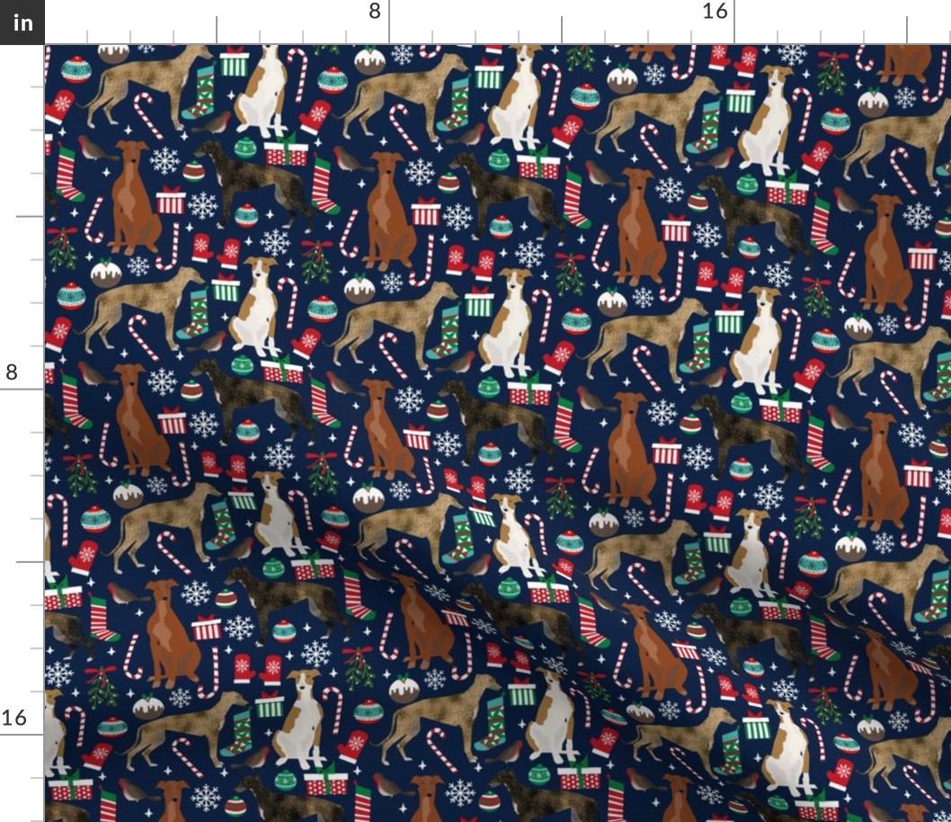 greyhound christmas fabrics dog christmas design xmas holiday christmas fabrics greyhounds