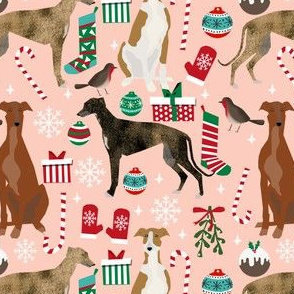 greyhounds christmas fabric xmas dog christmas fabrics cute holiday xmas dogs