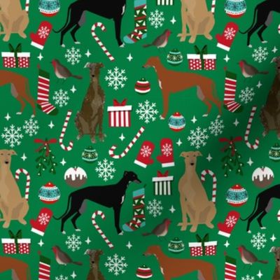 greyhounds christmas fabric cute greyhound design greyhound christmas fabric