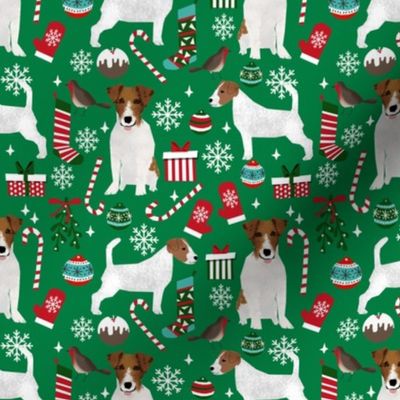 jack russell terrier christmas fabric jack russells dog fabric xmas christmas fabric 