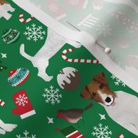 jack russell terrier christmas fabric jack russells dog fabric xmas christmas fabric 