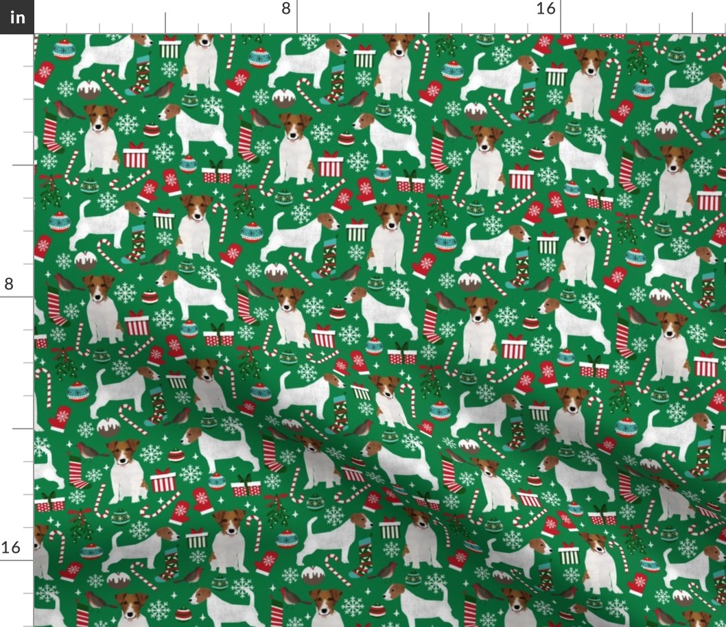 jack russell terrier christmas fabric jack russells dog fabric xmas christmas fabric 