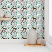 pitbulls christmas fabric cute dog christmas pitbull terrier fabric pitbull design christmas xmas dog fabric