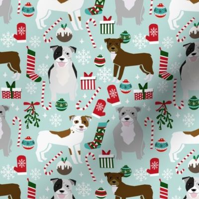 pitbulls christmas fabric cute dog christmas pitbull terrier fabric pitbull design christmas xmas dog fabric