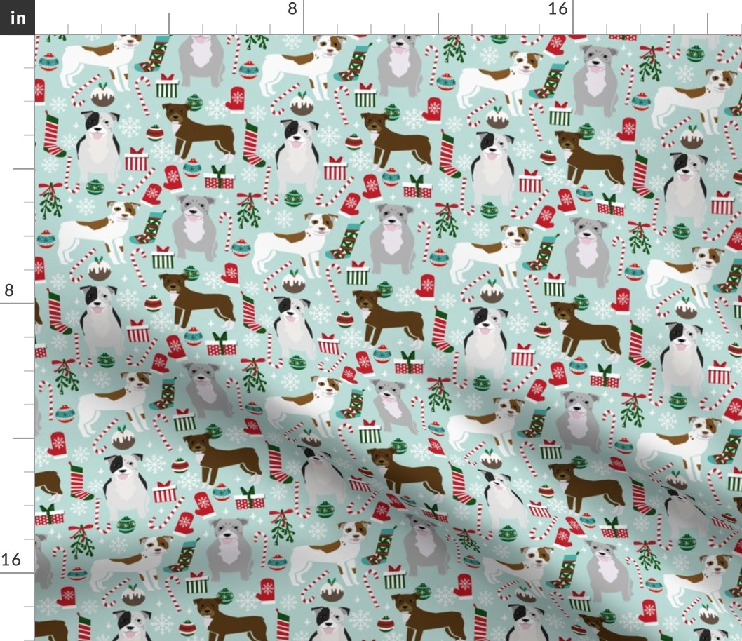 pitbulls christmas fabric cute dog christmas pitbull terrier fabric pitbull design christmas xmas dog fabric