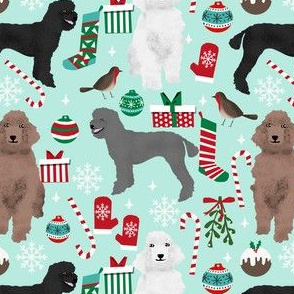 poodle christmas fabric cute poodle xmas design red and green poodle dog christmas fabric