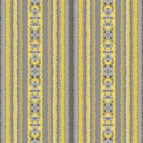 Yellow and Gray Tribal Stripe