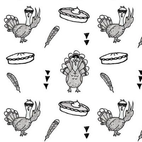 Monochromatic Turkeys and Pie