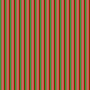Christmas Colors Striped