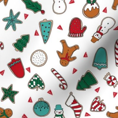 christmas cookies // christmas baking cute christmas designs food baking kids holiday fabrics xmas fabric andrea lauren fabric