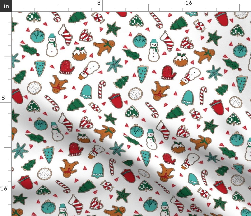 christmas cookies // christmas baking cute christmas designs food baking kids holiday fabrics xmas fabric andrea lauren fabric