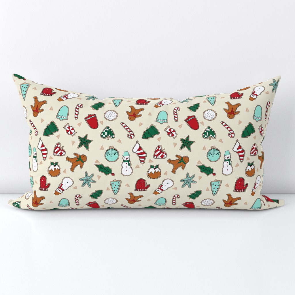 christmas cookies // christmas baking foods cute christmas baking foods fabric by andrea lauren andrea lauren design