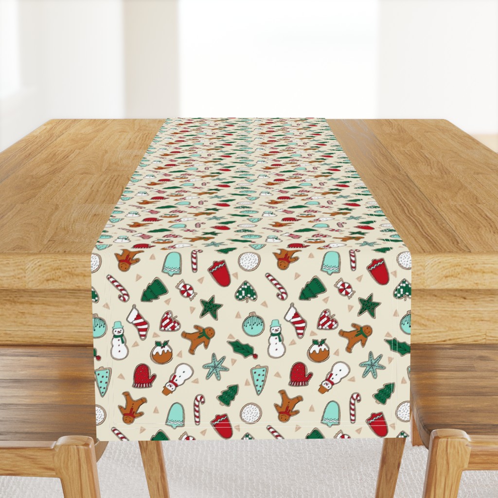 christmas cookies // christmas baking foods cute christmas baking foods fabric by andrea lauren andrea lauren design