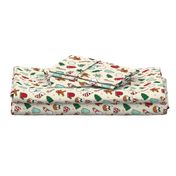 christmas cookies // christmas baking foods cute christmas baking foods fabric by andrea lauren andrea lauren design