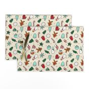 christmas cookies // christmas baking foods cute christmas baking foods fabric by andrea lauren andrea lauren design