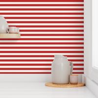 Stripes Linen & Red