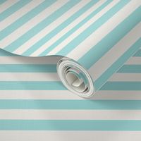 Stripes Linen & Vintage Aqua