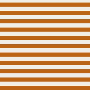Stripes Linen & Orange