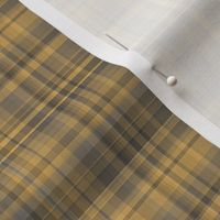 Warm Yellow and Gray Plaid