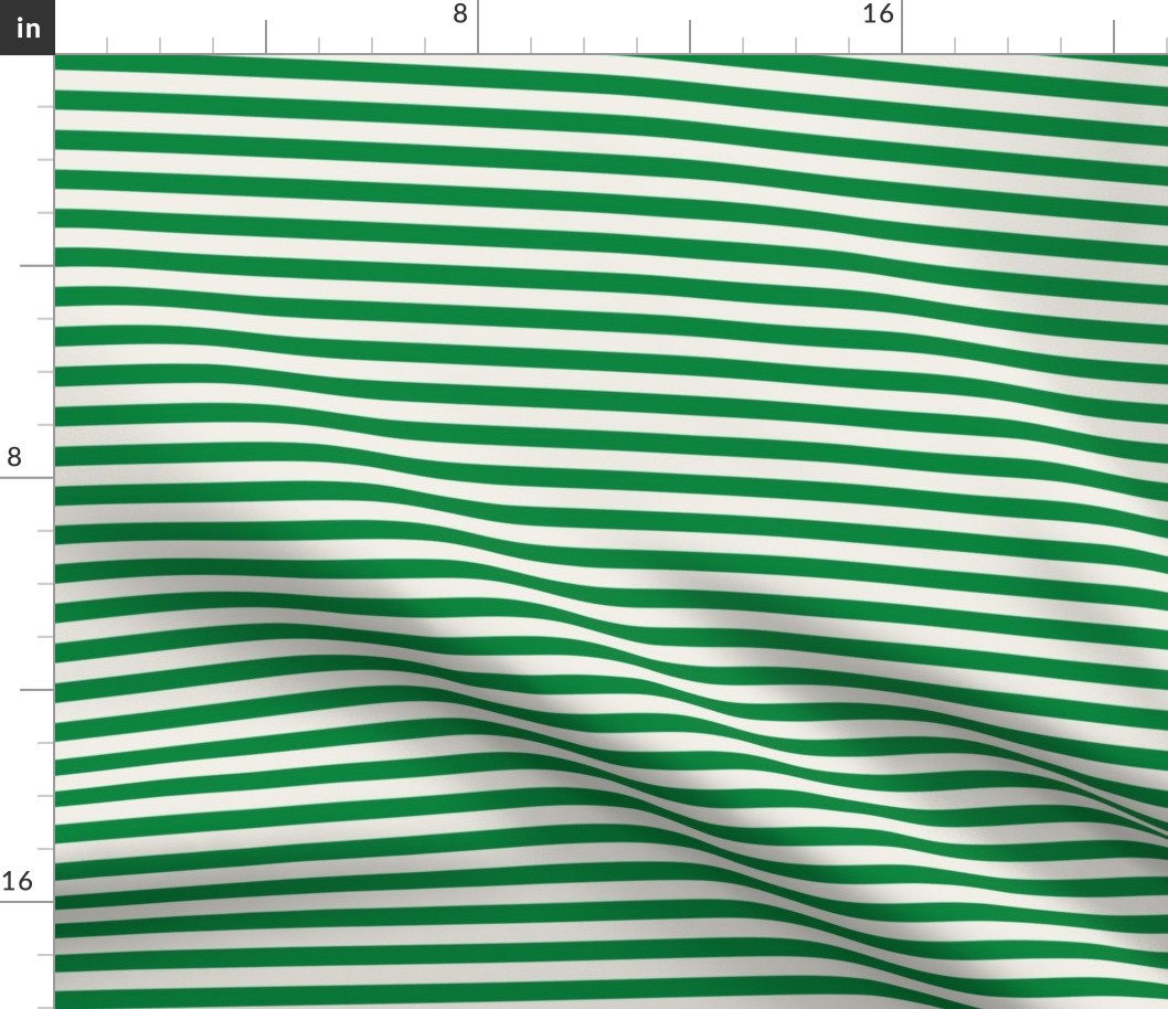 Stripes Linen & Green