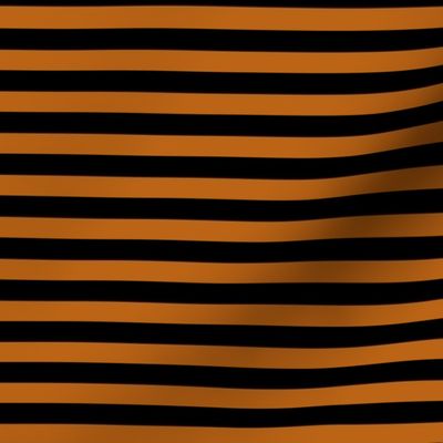 Stripes Black & Orange