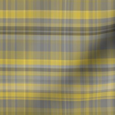 Yellow and Gray Plaid