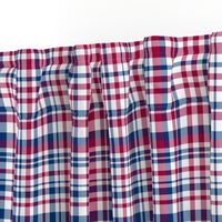 Red White and Blue Plaid