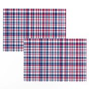 Red White and Blue Plaid