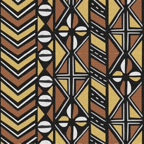 Mudcloth Inspired Chevrons and Cowrie Shells