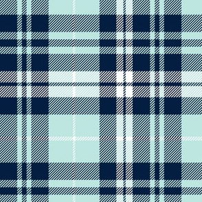 fall plaid (blue, navy, white) || the bear creek collection