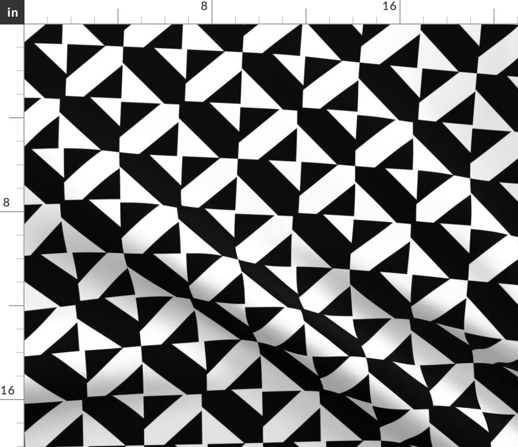 Black and White Geometric