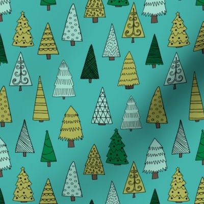 christmas trees // tree forest christmas kids cute holiday tree design nursery