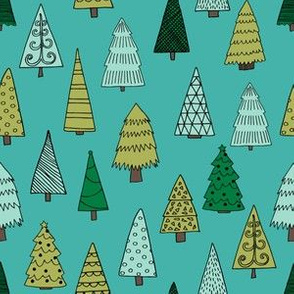 christmas trees // tree forest christmas kids cute holiday tree design nursery