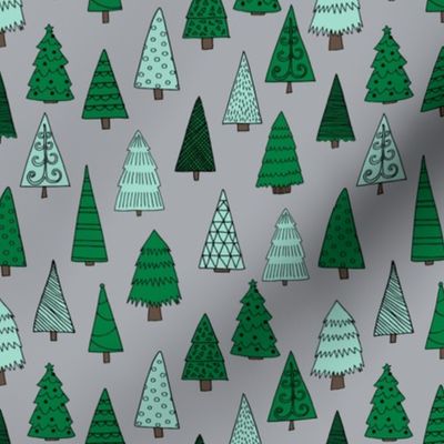 christmas trees // christmas tree forest nursery baby christmas xmas holidays kids cute holiday christmas fabrics