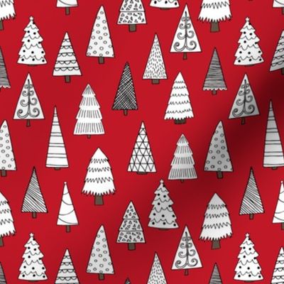 christmas tree // christmas fabrics christmas tree forest xmas holiday andrea lauren christmas fabrics 