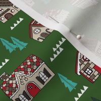 gingerbread house // gingerbread holiday fabric cute christmas design best gingerbread houses cute fabrics for xmas holidays