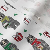 christmas bears // christmas holiday xmas design red and green fabric cute christmas design by andrea lauren