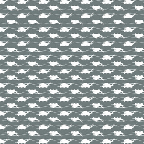 CH53 Helicopters in white offset pattern with gray background small