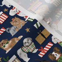 dog christmas cute dogs toy breeds dogs design best dog breed design for christmas fabric