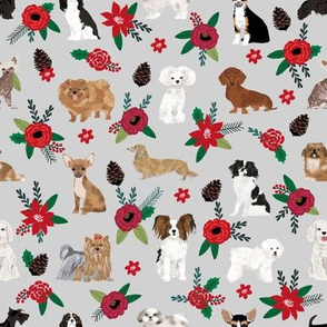 dog christmas florals cute dog design best poinsettias dogs cute dog fabrics best dog design florals