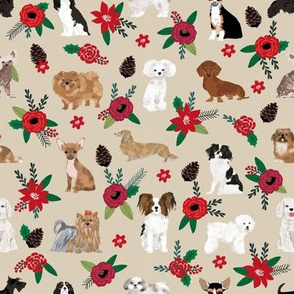 christmas dogs floral best christmas fabrics cute dog christmas design best christmas fabric poinsettias dog designs