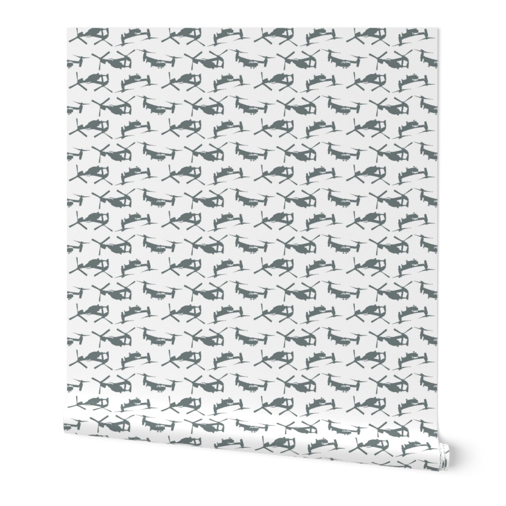 Osprey in gray offset pattern-ch