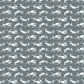 Osprey in gray and white offset pattern