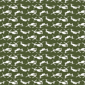 Osprey in camo green and white offset pattern-ch