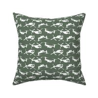Osprey in flight suit green and white offset pattern-ch-ch