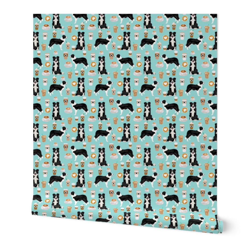 border collie coffee print cute border collie coffees best quilting dog fabric dog quilts cute border collies fabric